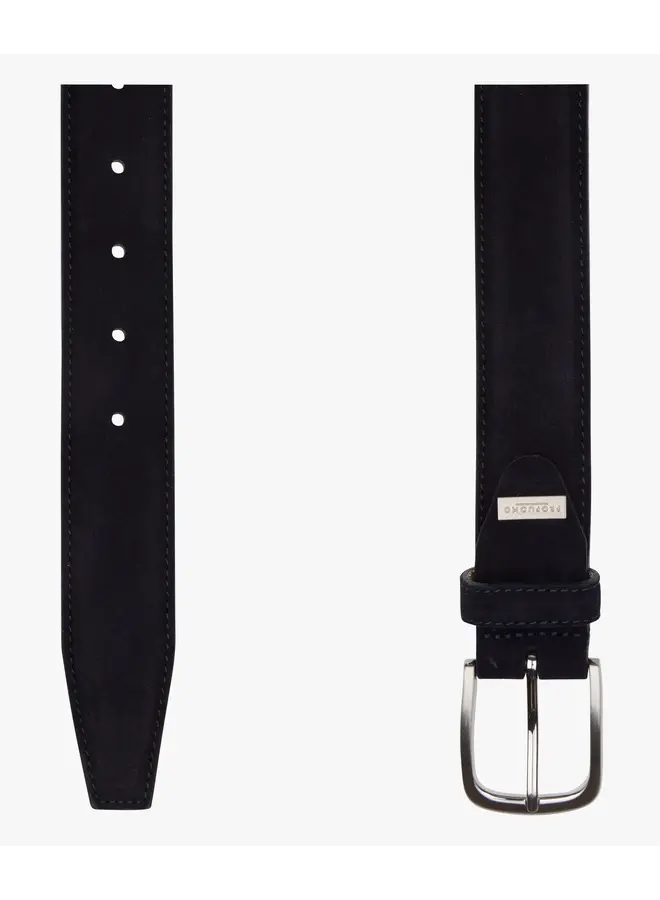 PP1R00043 410 Profuomo riem Suede navy