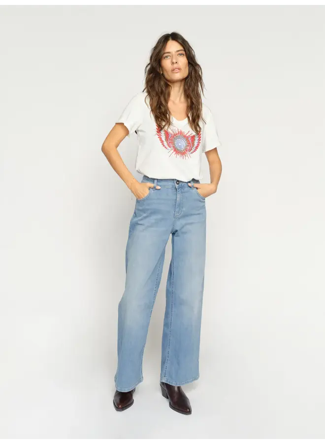 176780 180 Mos Mosh MM Romi Gethi O-SS Glam Tee Ecru