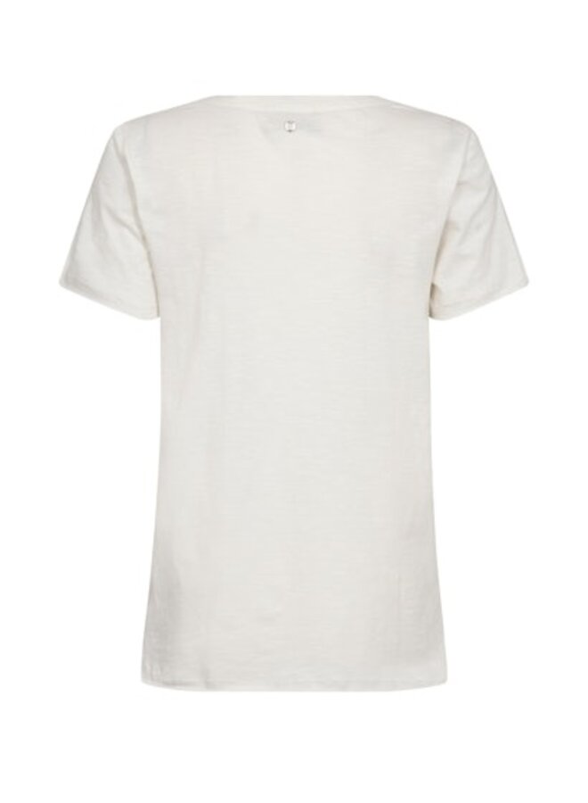 176780 180 MosMosh MMRomi Gethi O-SS Glam Tee Ecru