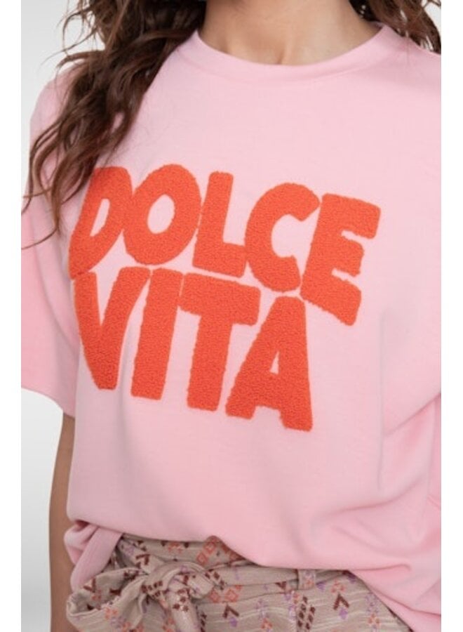 62090-41 422 Geisha Sweat scuba toweling light pink/orange