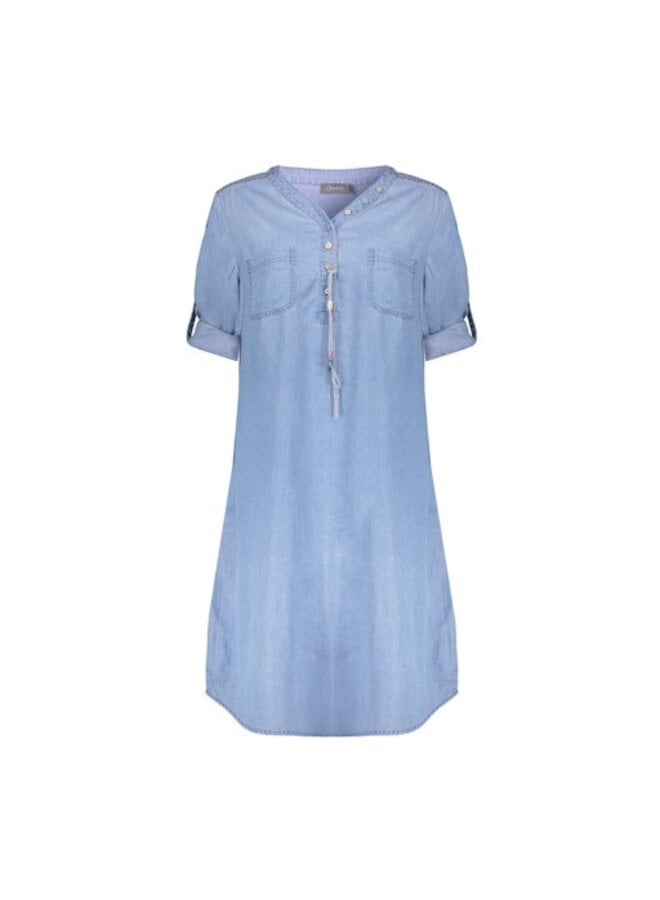 JET 830 Geisha Dress lyocell ropes bleached denim