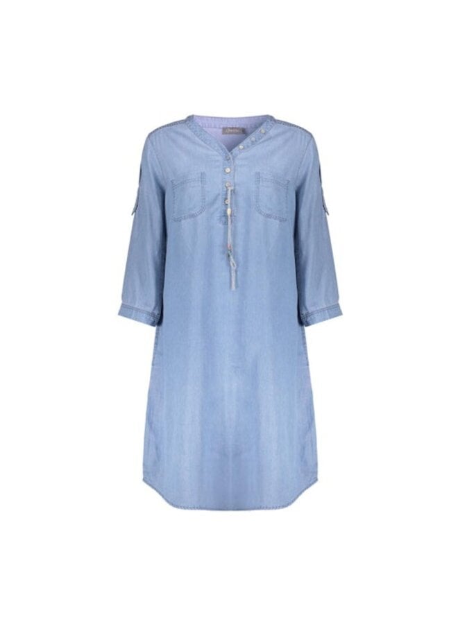 JET 830 Geisha Dress lyocell ropes bleached denim