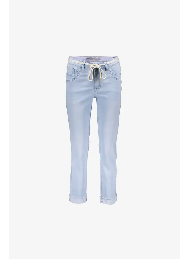 HELEN 835 Geisha Jeans turn-up stonebleach denim