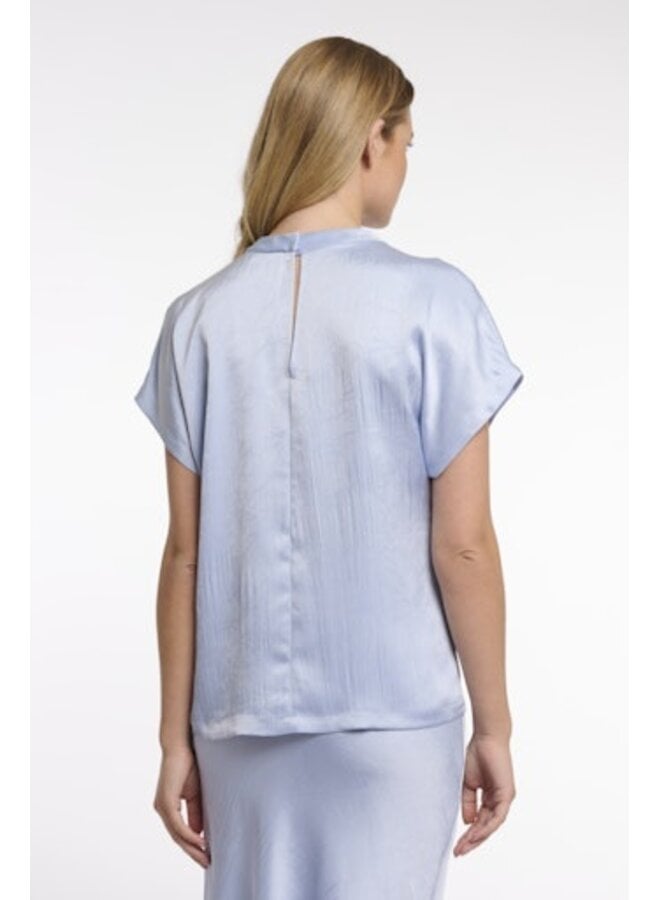 Esai.7002622 Rino&Pelle Short sleeve top with high neck  Light blue