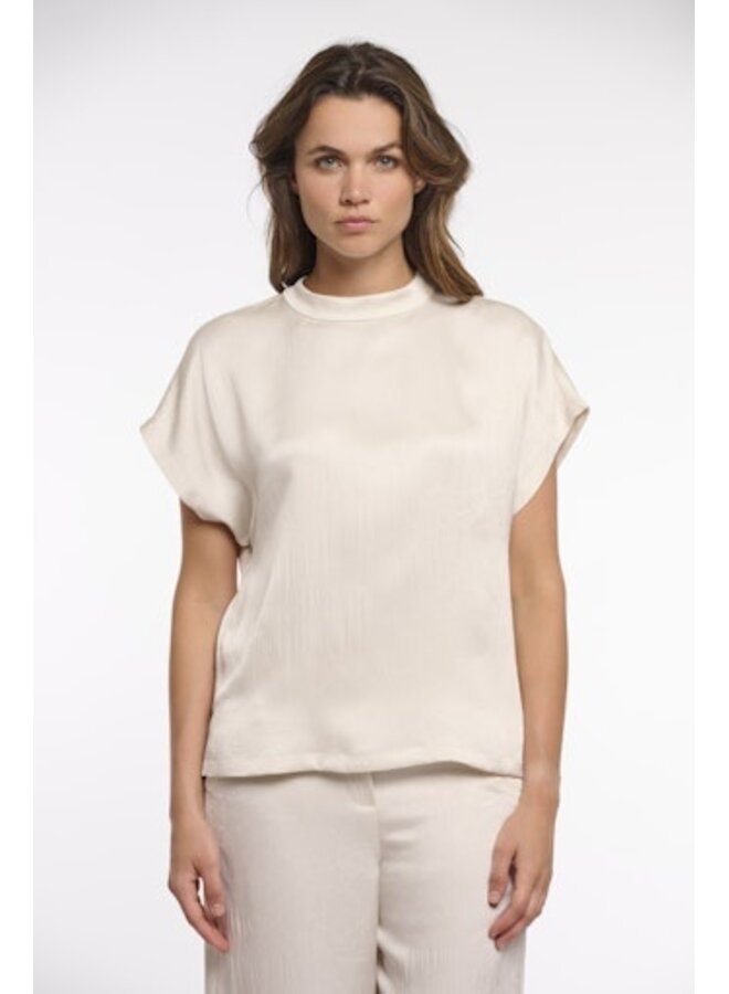 Esai.7002622 Rino & Pelle Short sleeve top with high neck  Birch