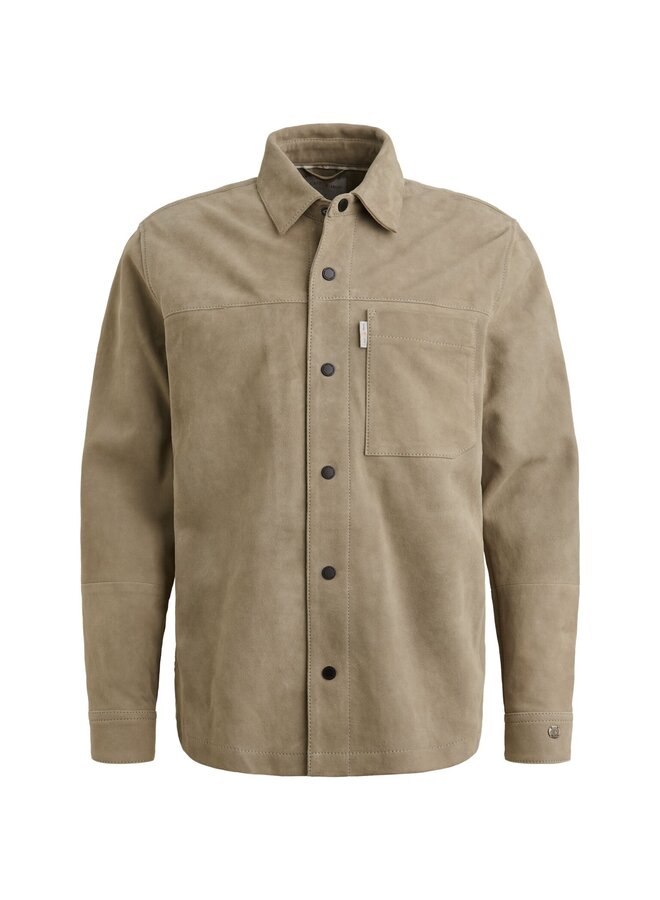 CSI2602216 6478 Cast Iron LONG SLEEVE SHIRT Suede Dried Sage