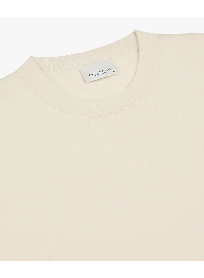 PPXT10009H Profuomo T-Shirt crew neck SS off white
