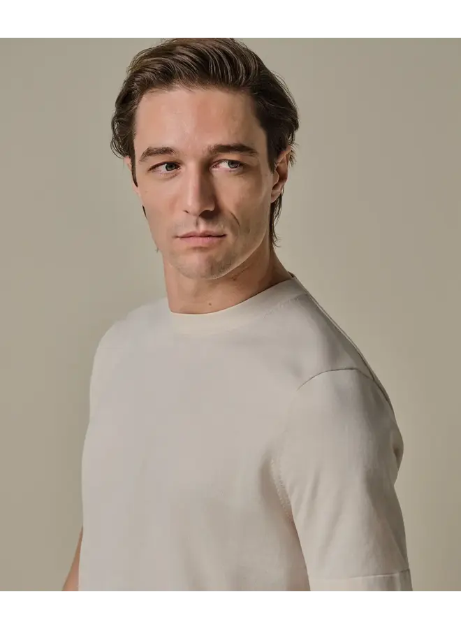 PPXT10009H Profuomo T-Shirt crew neck SS off white