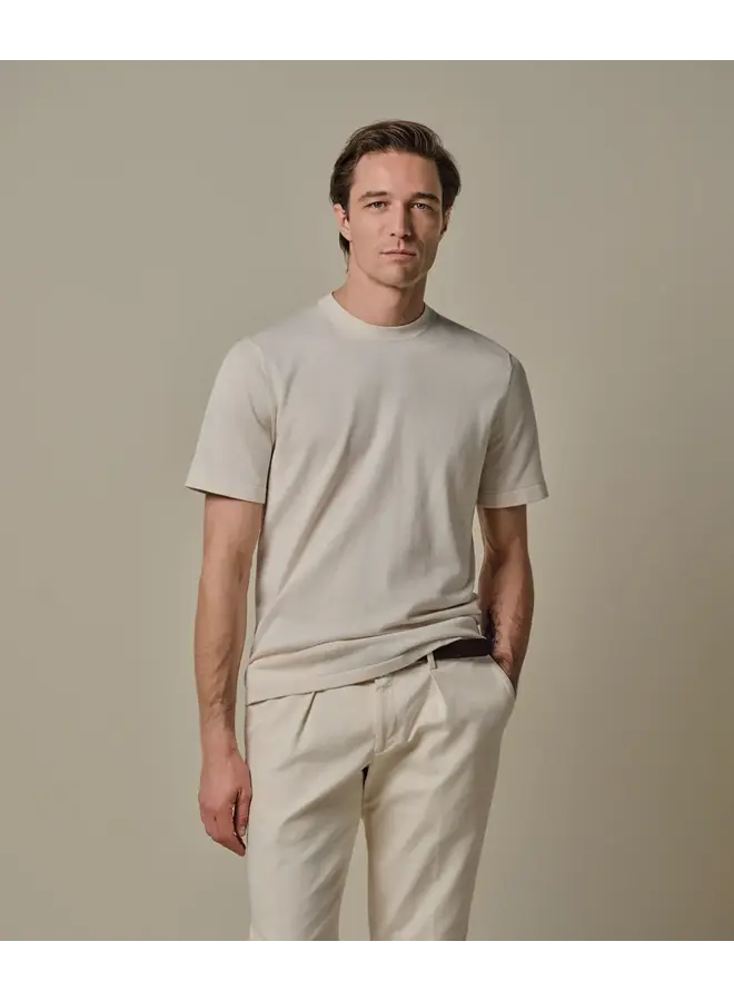 PPXT10009H Profuomo T-Shirt crew neck SS off white