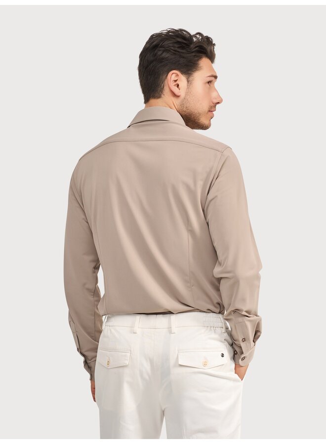 6100.61 Blue Industry shirt TAUPE