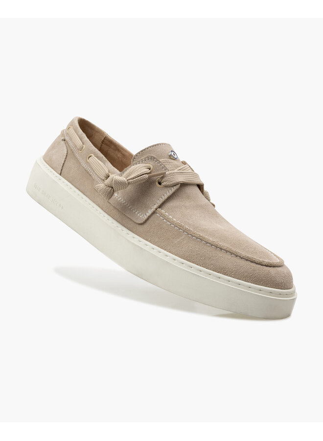 BI261170 102 Blue Industry shoes Marina Deck Suede Offwhite