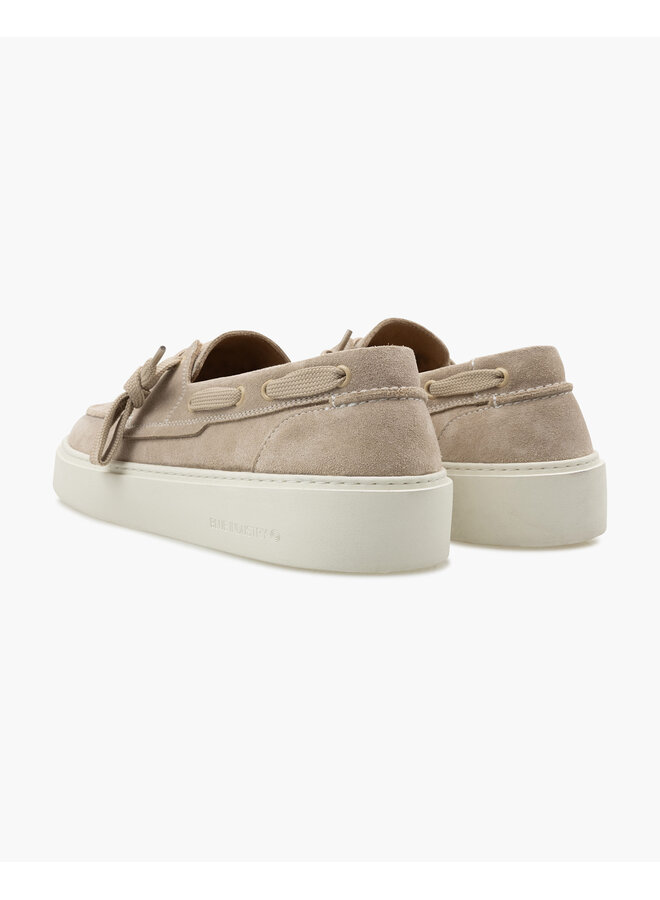 BI261170 102 Blue Industry shoes Marina Deck Suede Offwhite