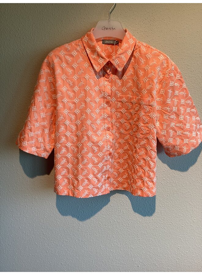 65042-14 217 Geisha Jacket embroidery melon