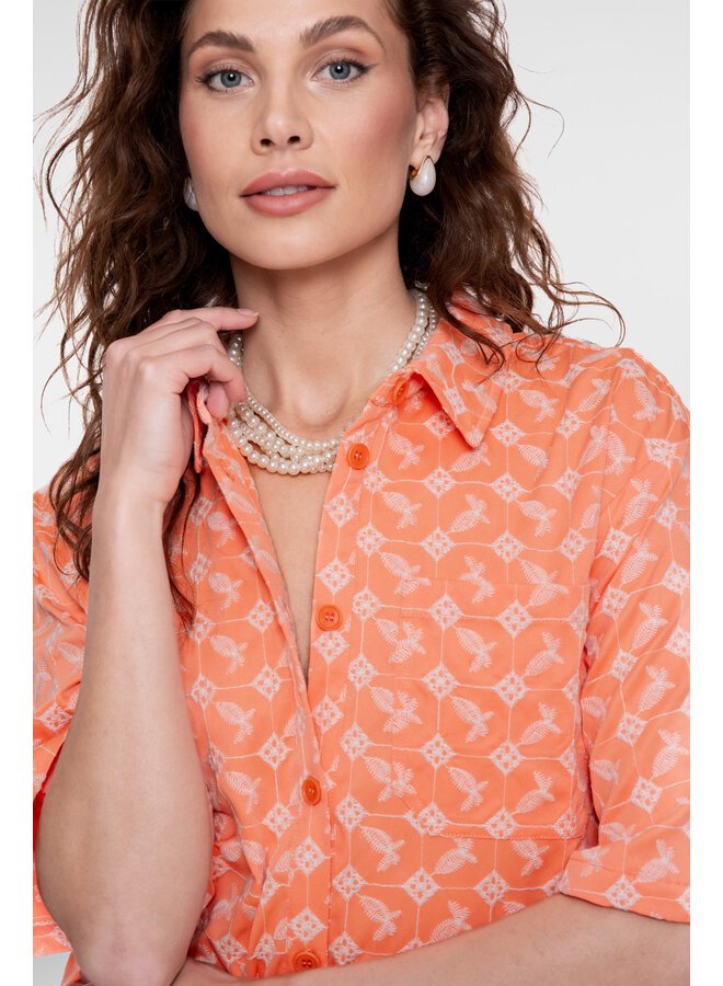 65042-14 217 Geisha Jacket embroidery melon