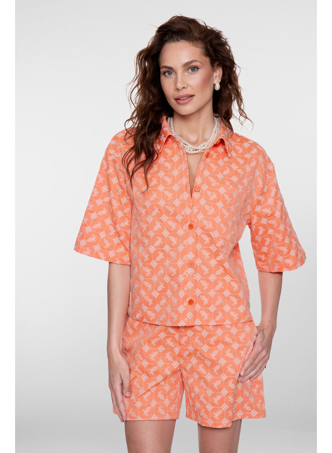 65042-14 217 Geisha Jacket embroidery melon