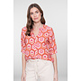 63245-20 718 Geisha blouse ecru/orange/cassis
