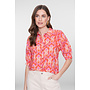 63195-20 450 Geisha blouse anderine red/Ecru