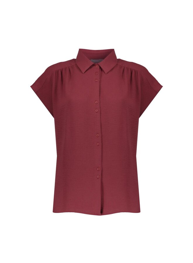 63140-21 481 Geisha Blouse crinckle cherry