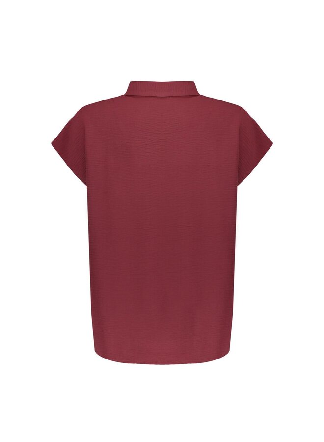 63140-21 481 Geisha Blouse crinckle cherry