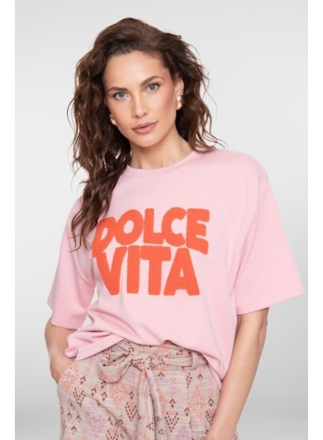 62090-41 422 Geisha Sweat scuba toweling light pink/orange