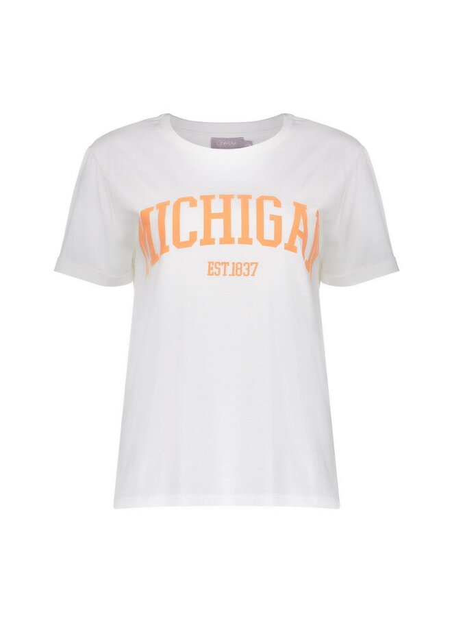 62088-41 010 Geisha T-shirt puff Michigan off-white/peach