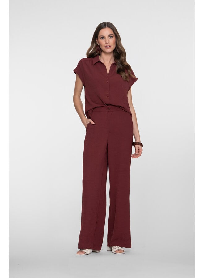 61111-21 481 Geisha Pants crinckle cherry