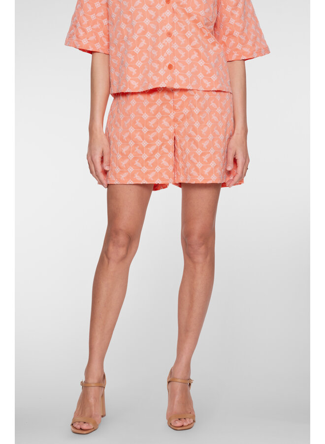 61084-14 217 Geisha Shorts embroidery melon