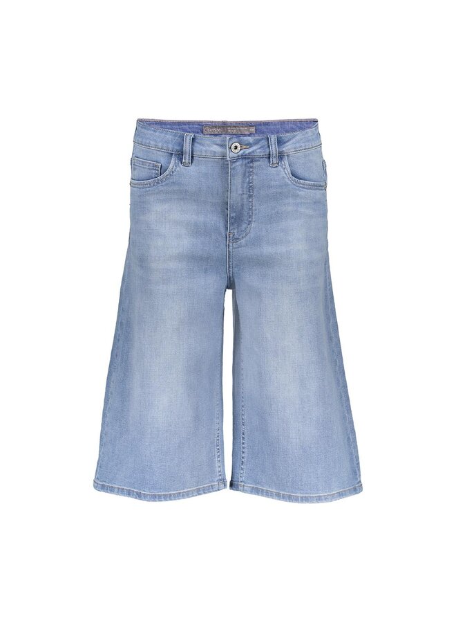 61019-10 835 Geisha Jeans short long stonebleach denim