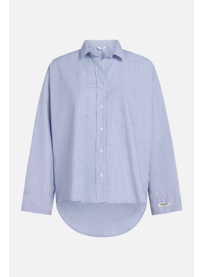 S26Z830 55 Penn & Ink Blouse stripe navy