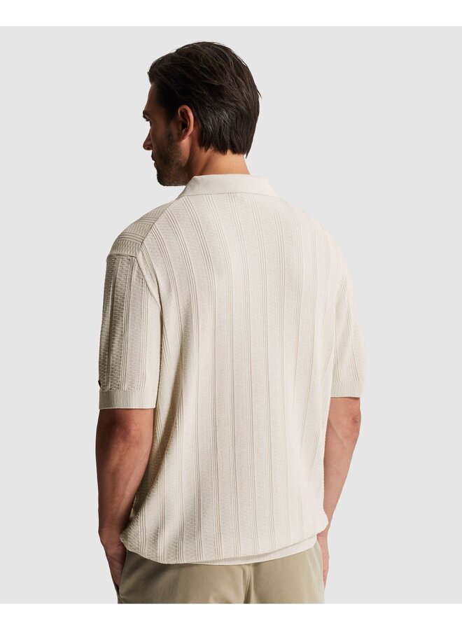 CPSS2603855 7178 Cast Iron Short sleeve polo regular fit soso stretch White Onyx