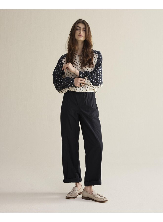 2s3456-12390 122 Summum Top Blury dots  Ivory