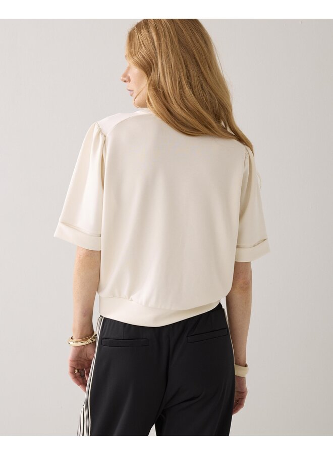 3s5249-30606 122 Summum Top Soft scuba  Ivory