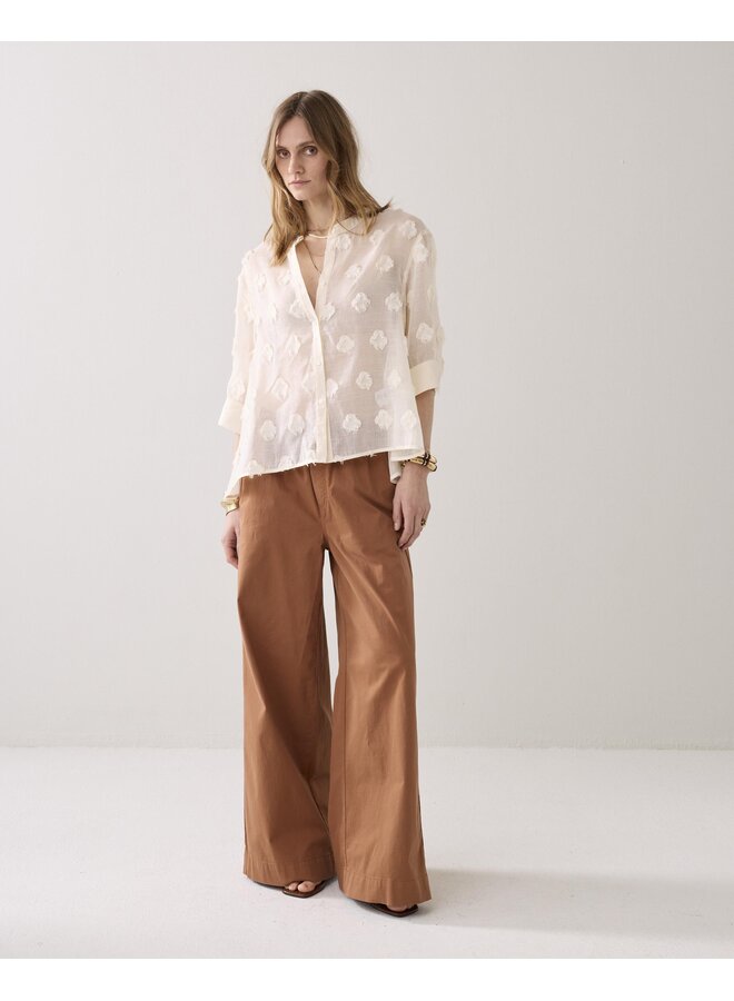 2s3410-12413 122 Summum Blouse 3D new  Ivory