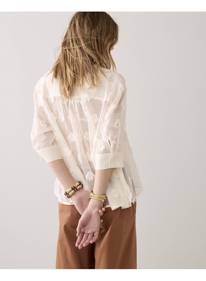 2s3410-12413 122 Summum Blouse 3D new  Ivory