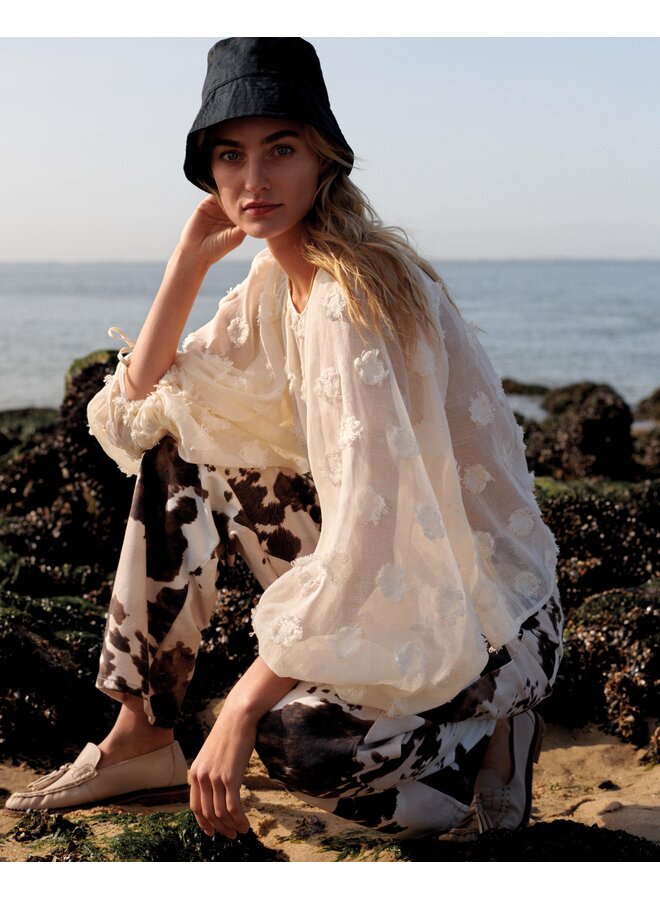 2s3408-12413 122 Summum Top 3D new  Ivory