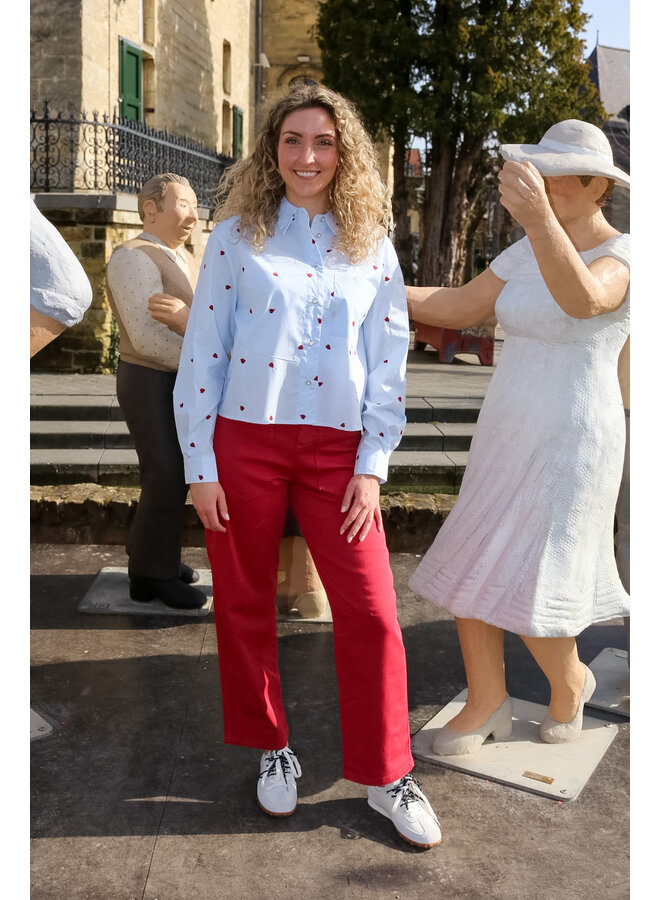 S26Z851 334 Penn en Ink Trousers cardinal