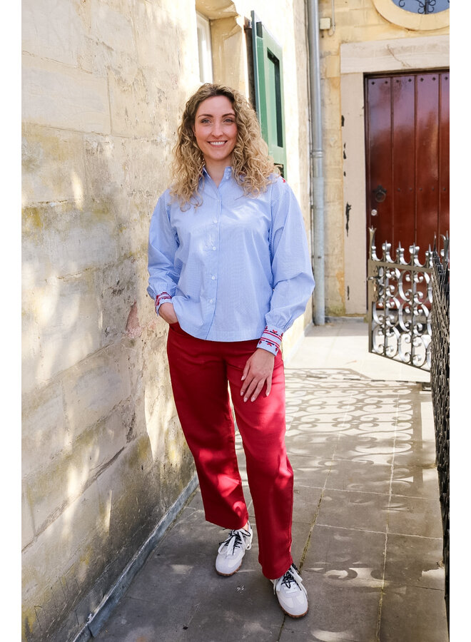 S26Z851 334 Penn en Ink Trousers cardinal