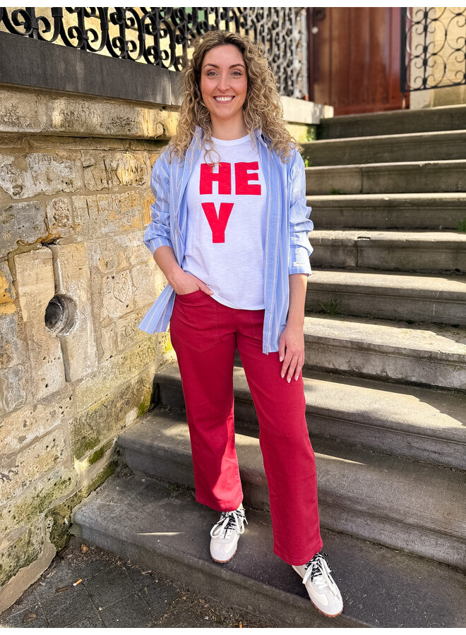 S26Z851 334 Penn en Ink Trousers cardinal