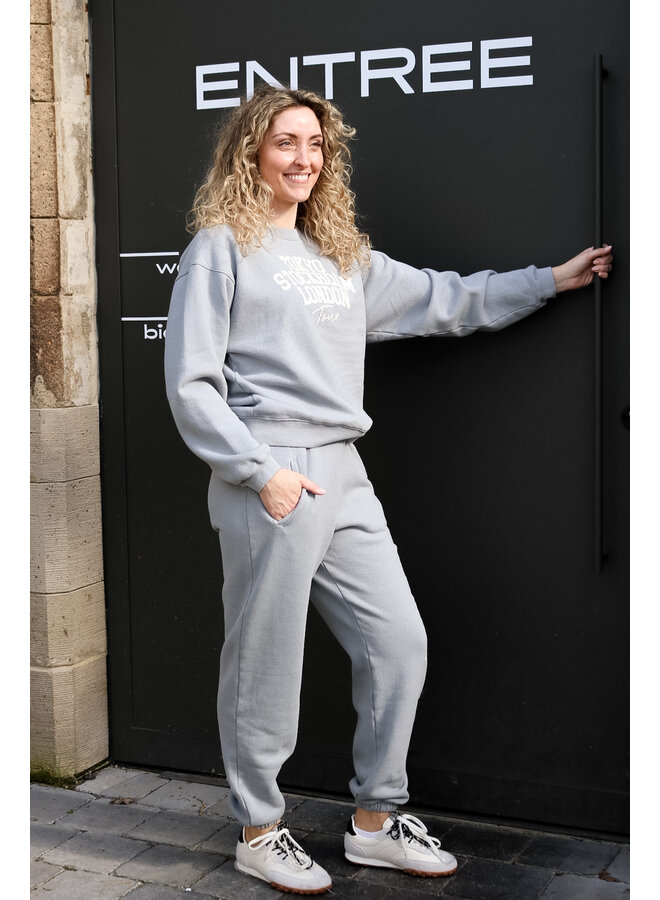 S26F1827 815-05 Penn en Ink Sweater print monument ecru