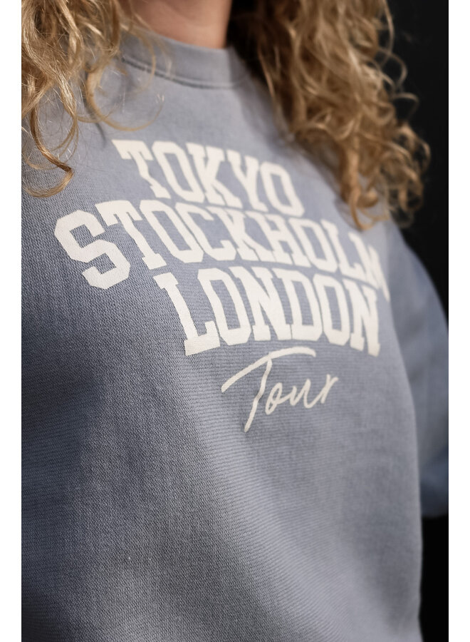 S26F1827 815-05 Penn en Ink Sweater print monument ecru