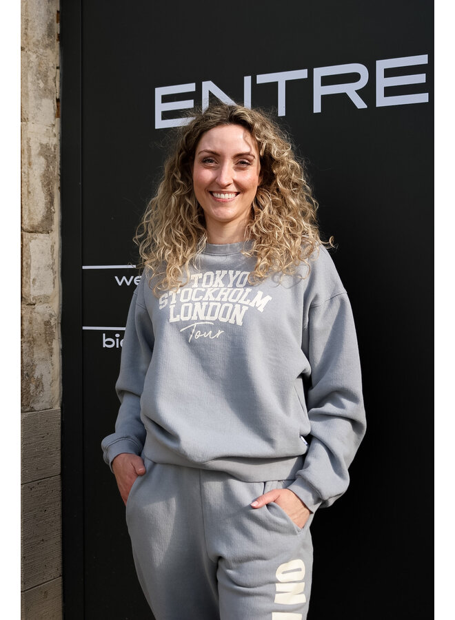 S26F1827 815-05 Penn en Ink Sweater print monument ecru