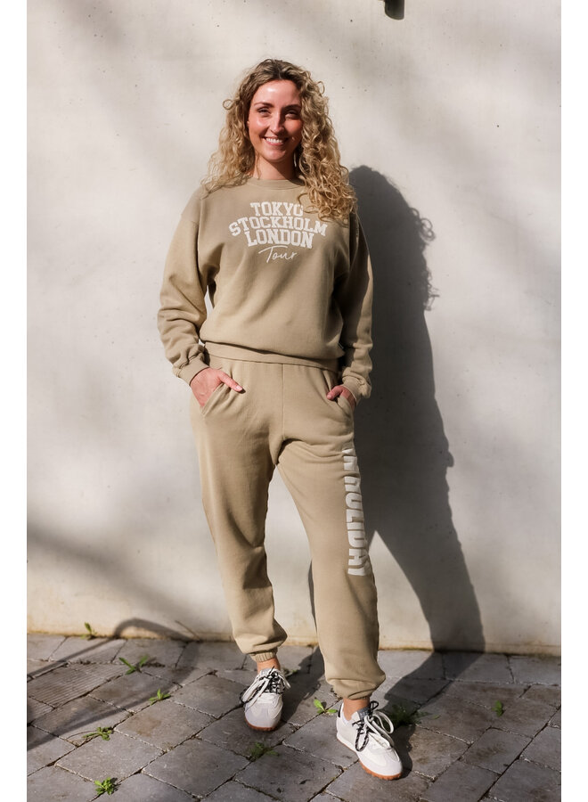 S26F1828 640-05 Penn en Ink Trousers print pepper ecru