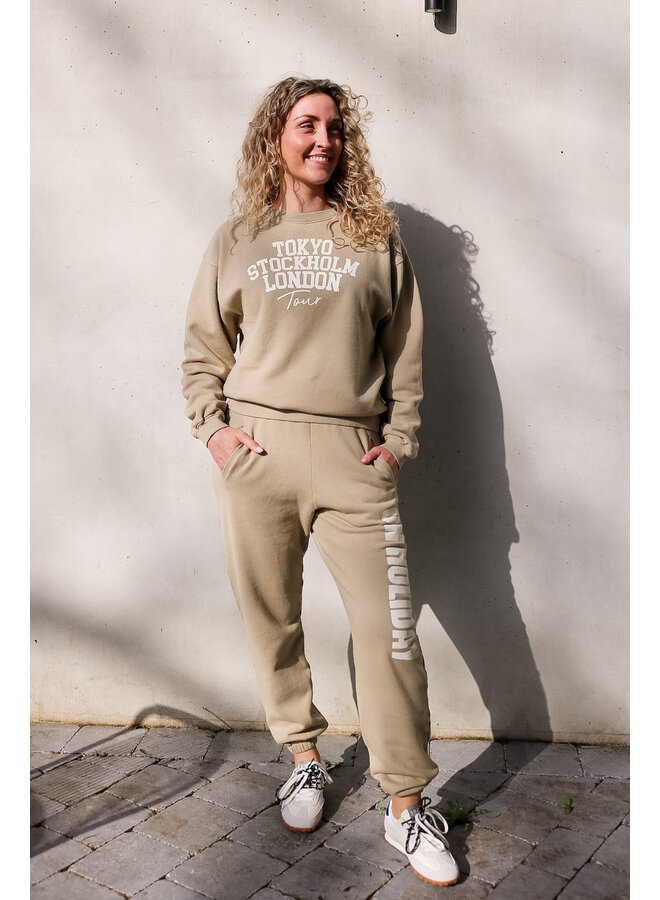 S26F1827 640-05 Penn en Ink Sweater print pepper ecru