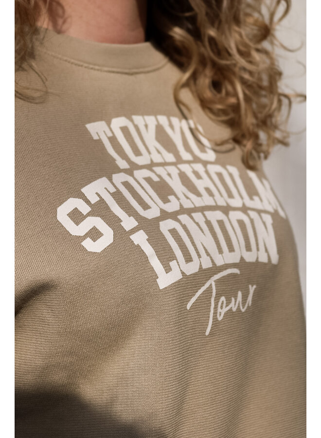 S26F1827 640-05 Penn en Ink Sweater print pepper ecru