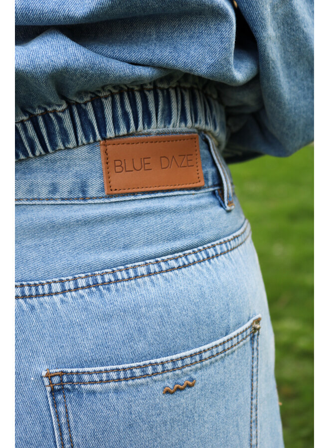 4s2746-5169 426 Summum Jeans cocoon leg Vintage cotton twill  Vintagebluedenim