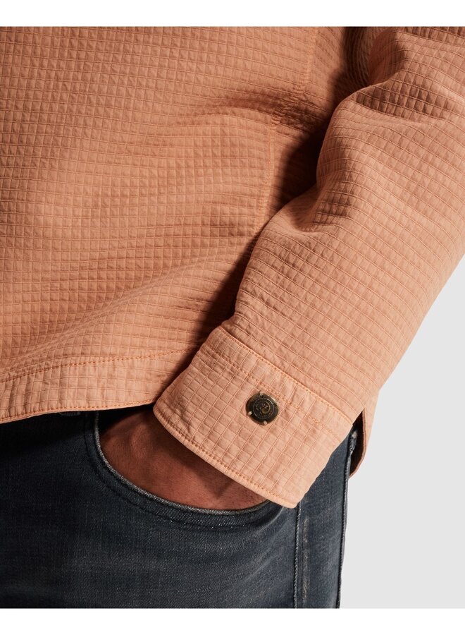 CSI2603224 3018 Cast Iron LONG SLEEVE SHIRT GD Block structure Cafe Creme