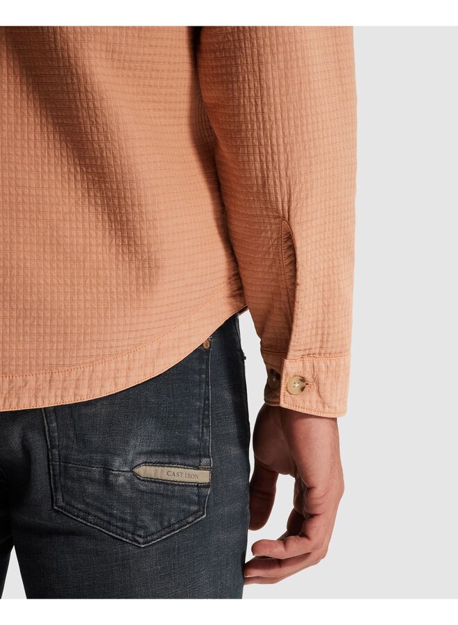 CSI2603224 3018 Cast Iron LONG SLEEVE SHIRT GD Block structure Cafe Creme