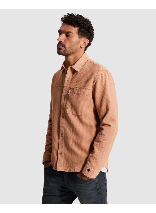 CSI2603224 3018 Cast Iron LONG SLEEVE SHIRT GD Block structure Cafe Creme