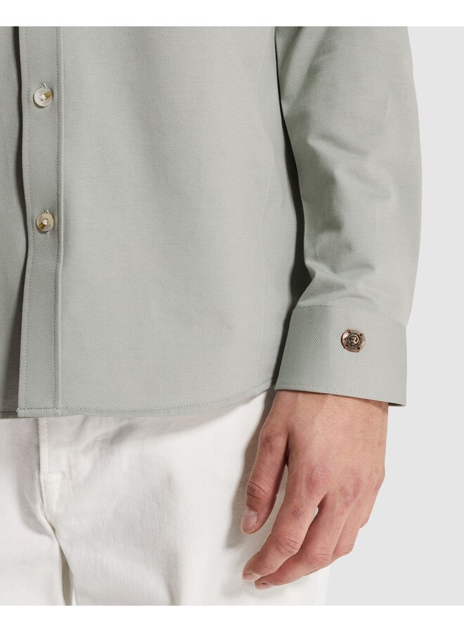 CSI2603220 9105 Cast Iron LONG SLEEVE SHIRT Twill Jersey 2 tone Belgain Block