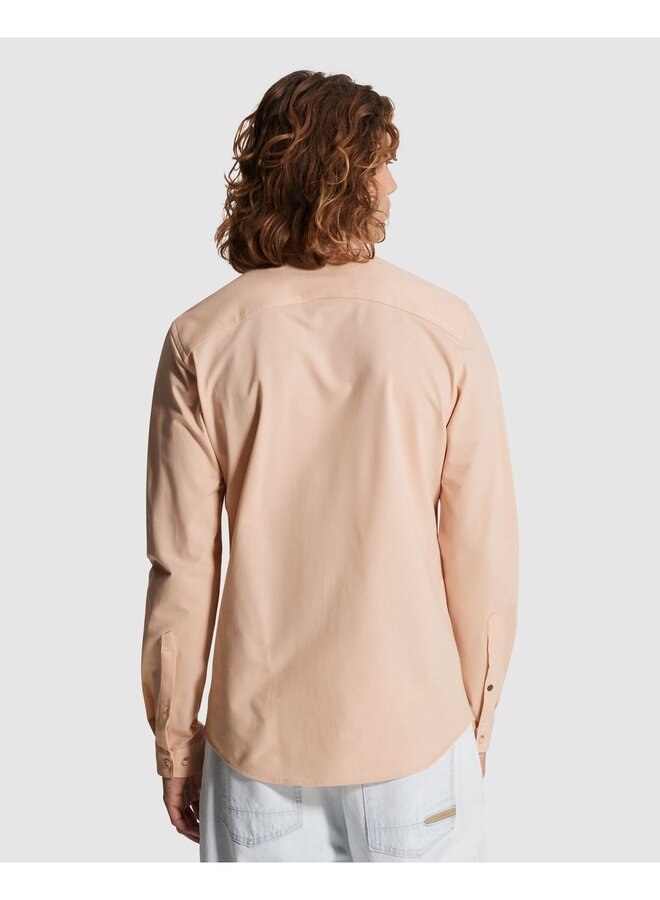 CSI2603220 7126 Cast Iron LONG SLEEVE SHIRT Twill Jersey 2 tone Cameo Rose